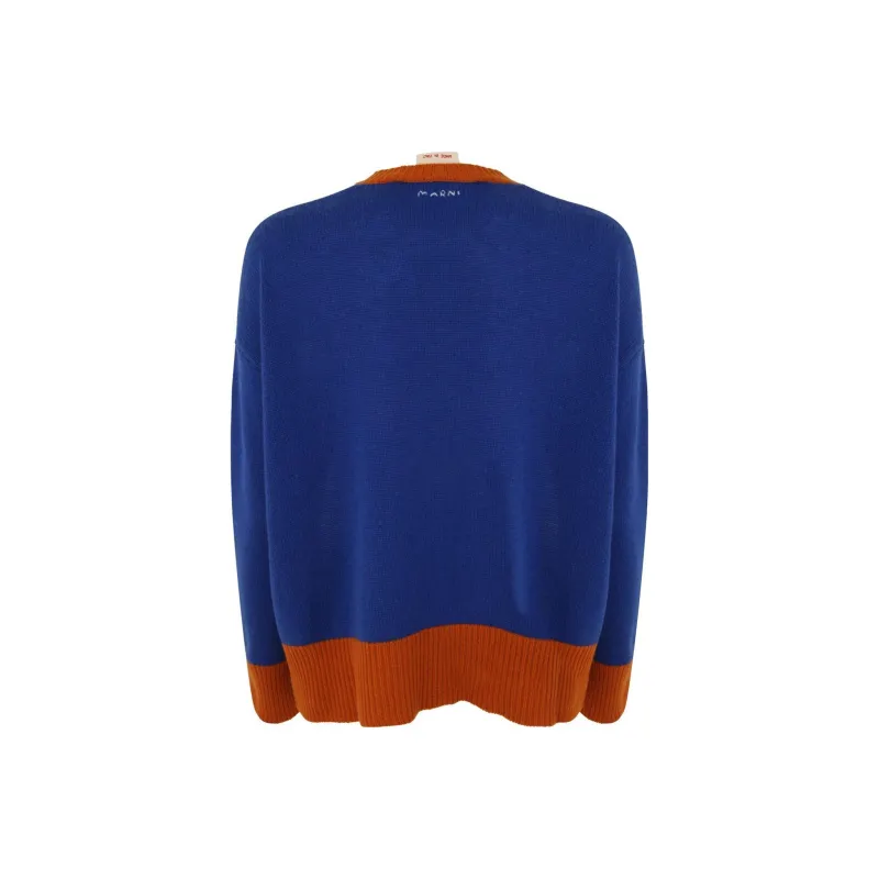 MARNI Color Block Knitted Jumper-1