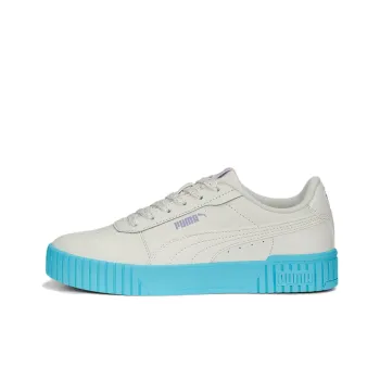 PUMA Carina 2.0 Yummy Anti Slip Wear Resistant Low Top Skateboard Shoes Women's White Blue