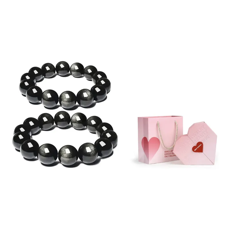 MISS TOOYA Obsidian Bracelets Unisex-10