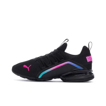 PUMA Axelion Mesh Fade 'Black/Luminous Pink' Women's