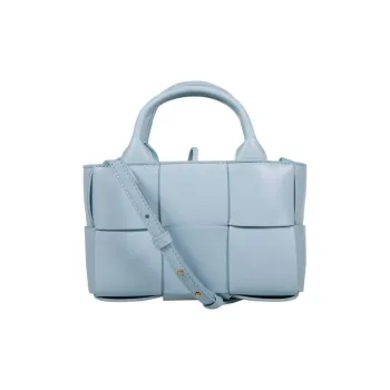 Bottega Veneta ARCO Sheepskin Tote Bag, Shopping Bag, Shoulder Bag, Crossbody Bag, Handbag Extra Mini Women's Blue