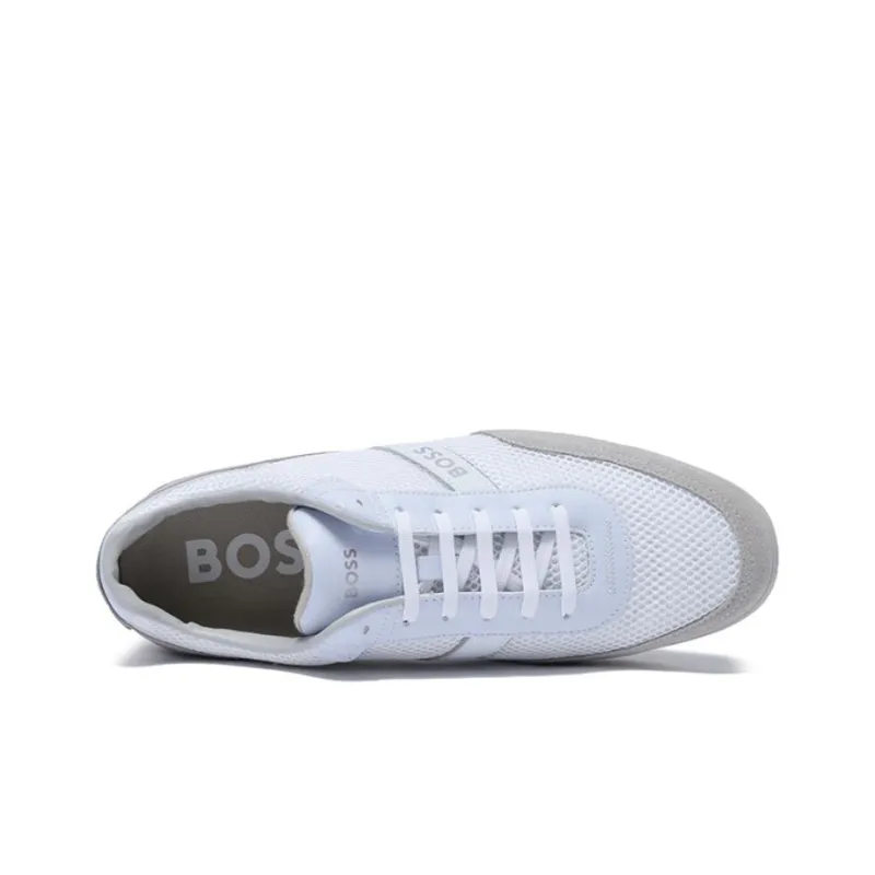 HUGO BOSS Sports Casual Shoes Men's White Gray-4