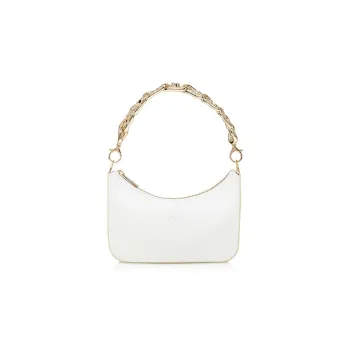 CL LUBOTING Cow Leather Shoulder Bag Crossbody Bag Handbag Regular Women's White