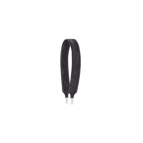 FENDI Marc Jacobs Collaboration Leather Bag Straps Women's Black