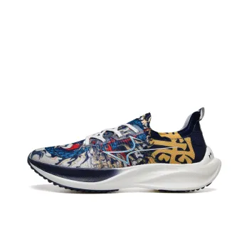 HEALTH Dragon Low Top Running Shoes Unisex Blue Yellow