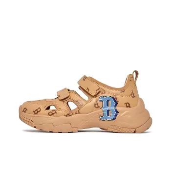 MLB Sandal Chunky Mask Mask Monotive Boston Red Sox Boston Red Sox Clogs Unisex Brown