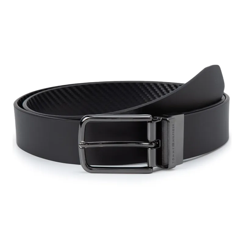 Tommy Hilfiger Leather Belts Men Black BDS-0