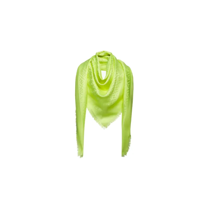 FENDI By Marc Jacobs Ff Shawl Silk And Wool Shawl-1