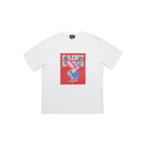 Playboy X SSSAINT LOUIS T-Shirts Unisex White