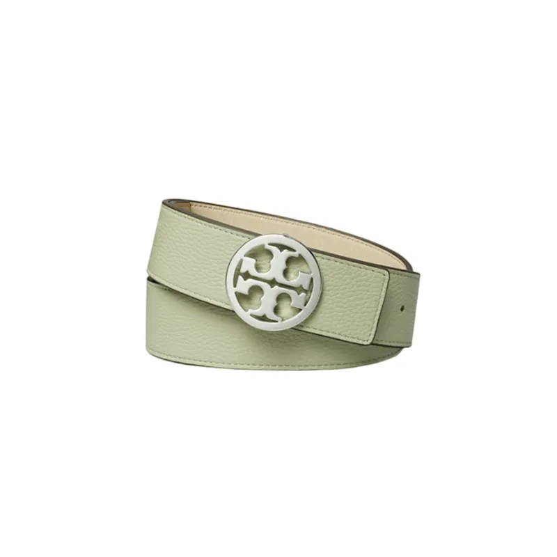 TORY BURCH Sturdy Print Smooth Buckle Unisex Green-0