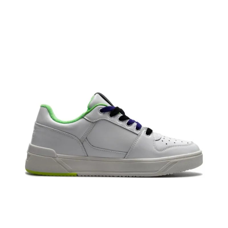 VERSACE JEANS Versace Stylish Skateboarding Shoes Men's White Blue Green-1
