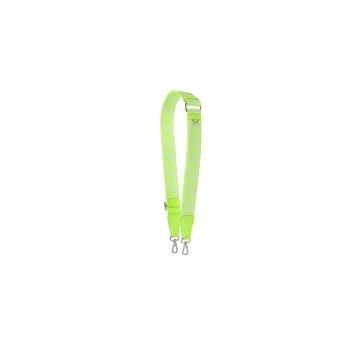 FENDI Ribbon With Calfskin Bag Strap Women's Neon Yellow