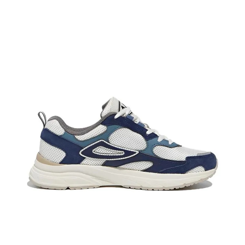 FILA Rayplyde V2 Cushioning, Wear Resistant Low Top Casual Shoes Unisex Blue White Korean Style-1