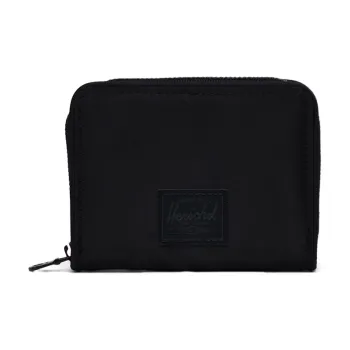 Herschel Satin Coin Purse Wrist Bag Wallet Unisex Black