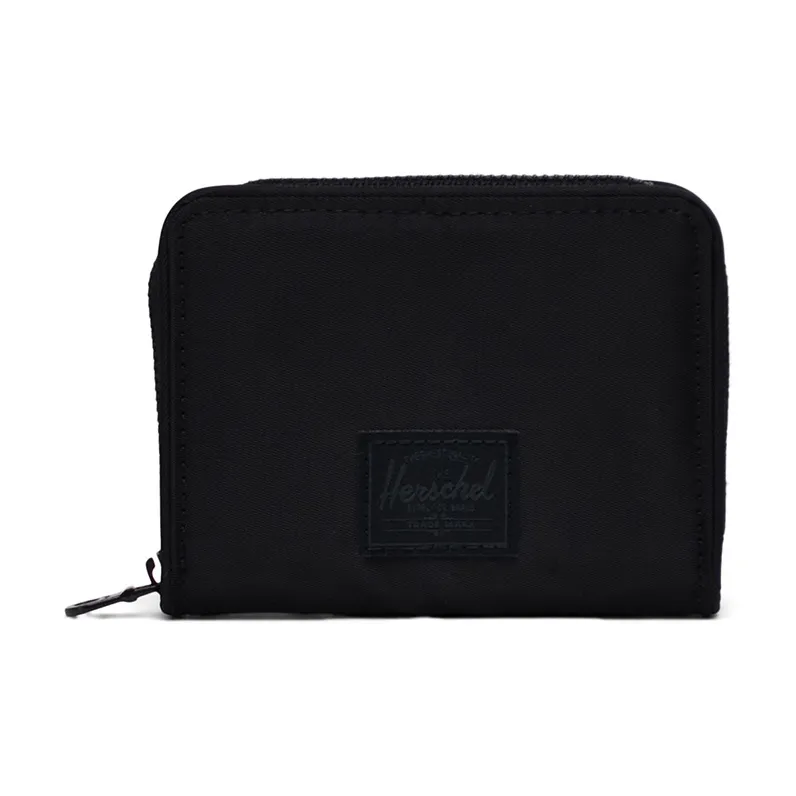 Herschel Satin Coin Purse Wrist Bag Wallet Unisex Black-0