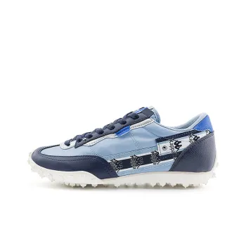 Kappa Anti Slip Wear Resistant Low Top Casual Running Shoes Unisex Blue Patchwork