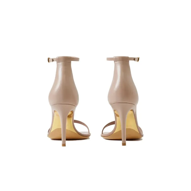 Burberry Stylish Sandal 8.5cm Women's Nude-4