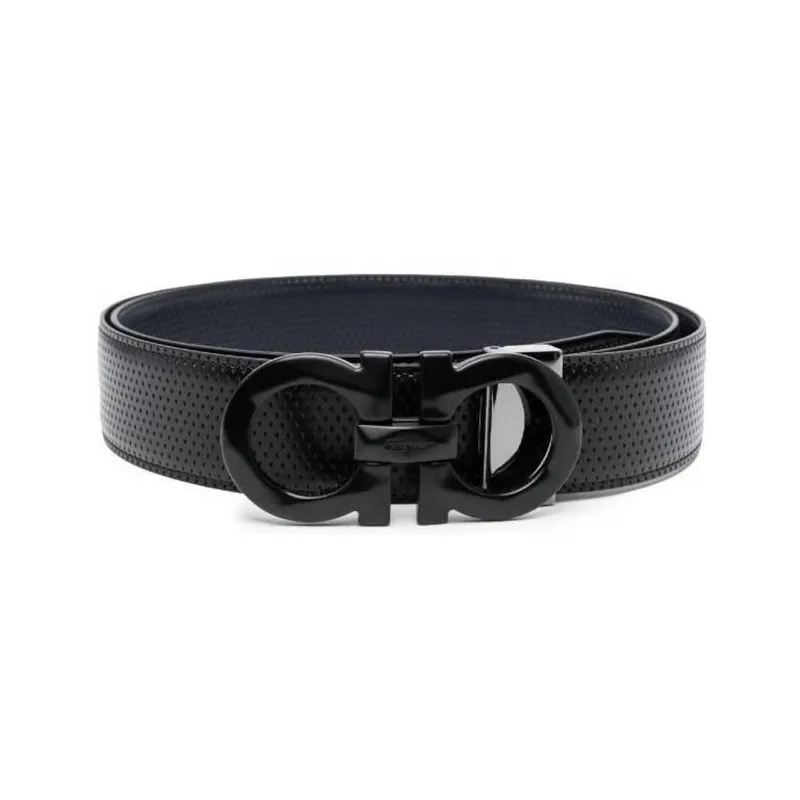 Ferragamo Double Adjustable Gancini Belt-0