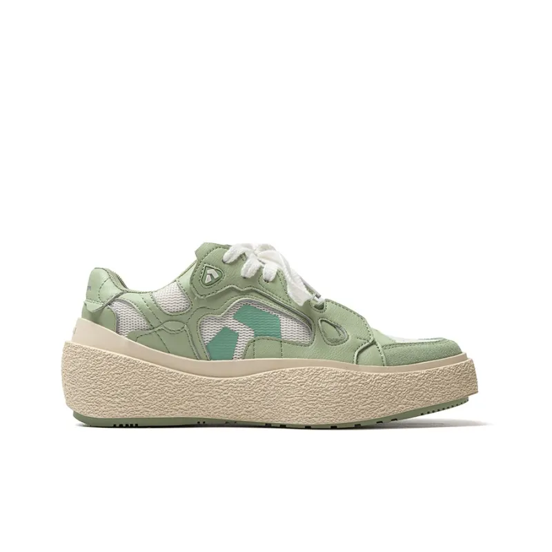 VAILMOON Fossil Collection 'Cloudy Jasmine' Stylish Skateboarding Shoes Unisex Avocado-1