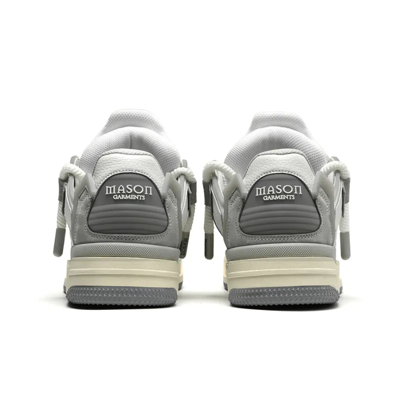 Masongarments Staircase Skateboard Shoes Unisex Ivory White-2