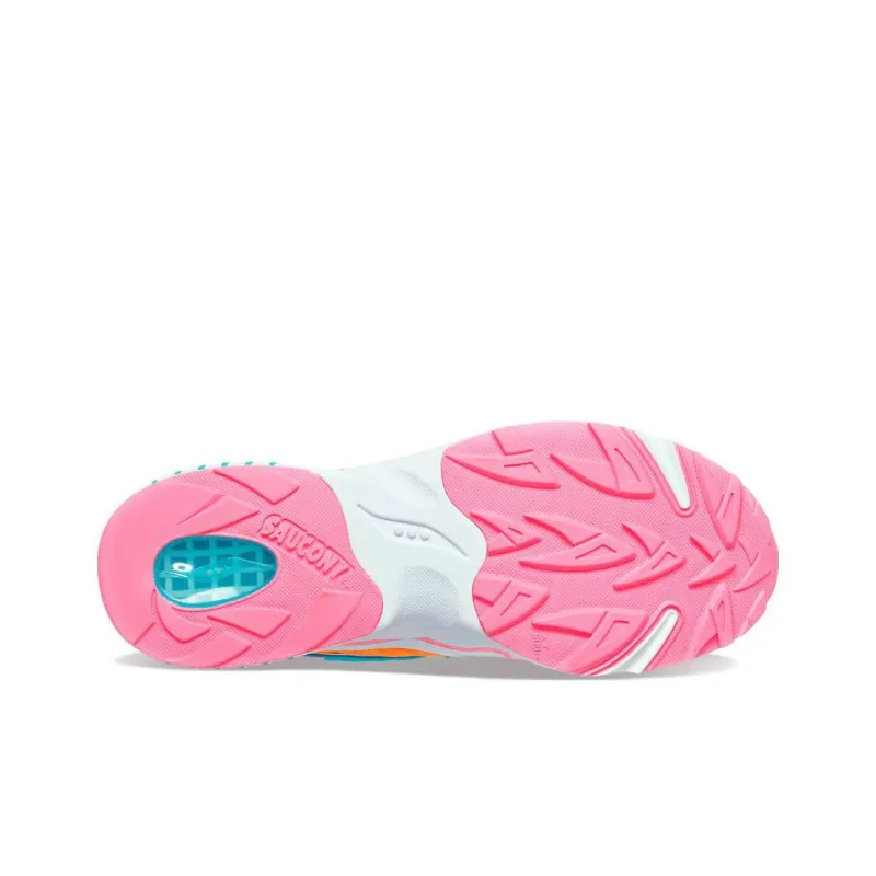saucony 3D Grid Hurricane 'White Orange'-3