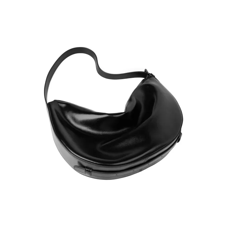 INJOYLIFE Soft Leather Tote Bag, Shopping Bag, Shoulder Bag Women's Black-2