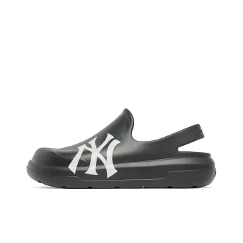MLB Sandal Chunky Bouncer Rubber Sole Slip Resistant Running Shoes Unisex Black White