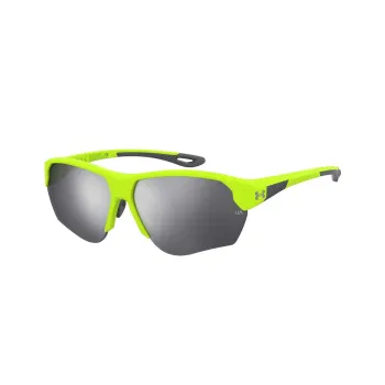 Under Armour Injection Molded Irregular Shape Sunglasses Unisex Green