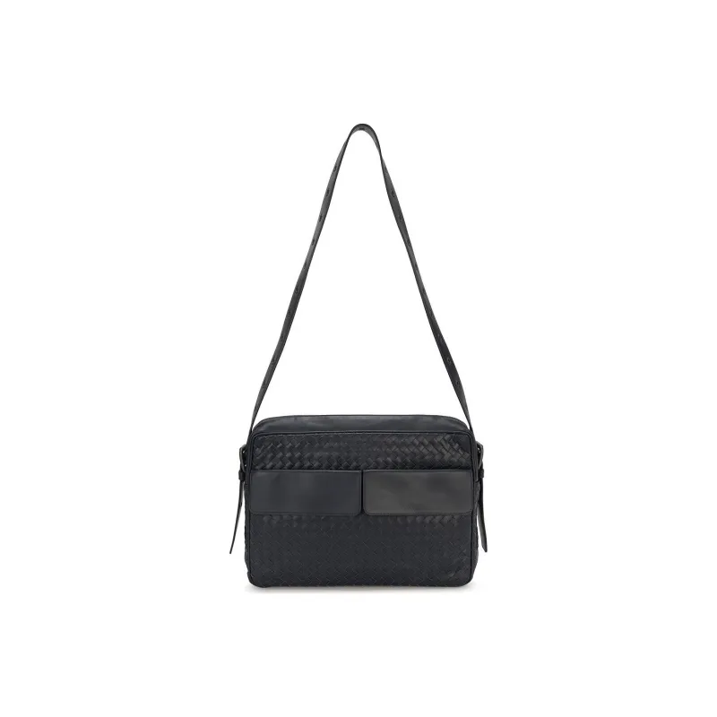 Bottega Veneta Sheepskin Shoulder Bag Crossbody Bag Regular Men's Dark Blue-1