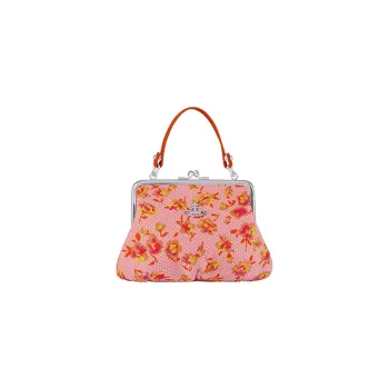Vivienne Westwood Polyester Shoulder Bag, Crossbody Bag, Handbag Wallet Women's Pink