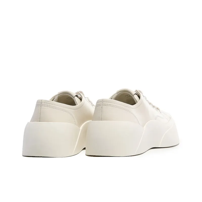 CERRUTI 1881 Platform Shoes Women's Ecru-3
