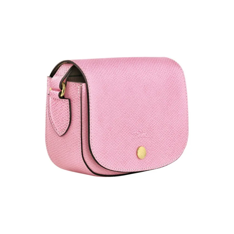 LONGCHAMP Cow Leather Shoulder Bag Crossbody Bag Women's Pink-2