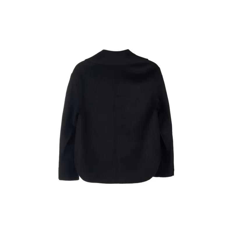 MaxMara Cropped Coats Women's Black-1