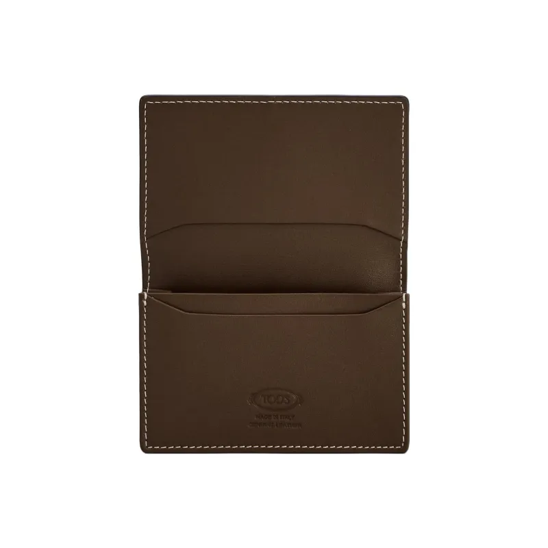 TOD'S Leather Wallet Men's Umber-3