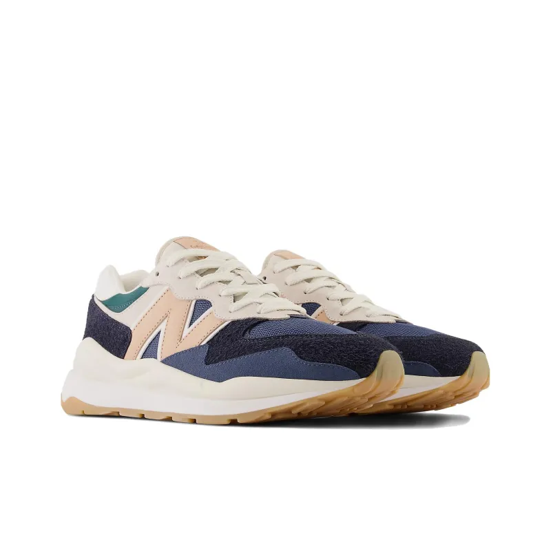 New Balance NB 5740 Cushioning, Slip Resistant, And Abrasion Resistant Low Top Running Shoes Men's Beige Blue-2