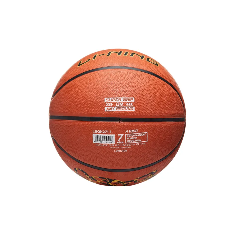 LiNing Rubber Basketball Red Brown Size 7 Training-18