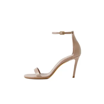 Burberry Stylish Sandal 8.5cm Women's Nude