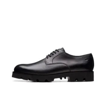 Clarks Dress Shoes Men Low Top Black
