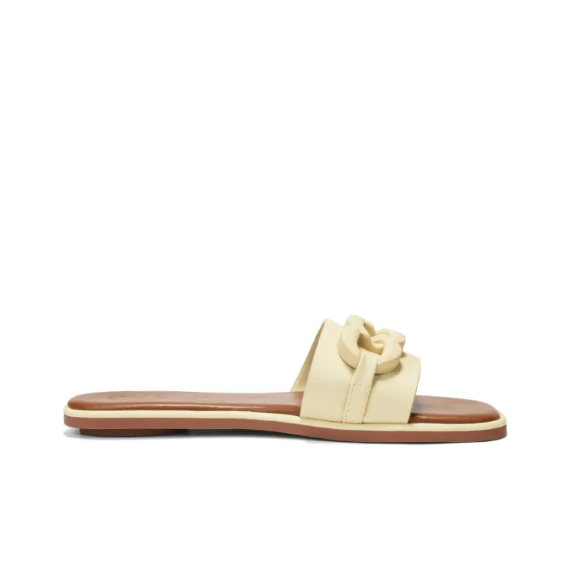 OMS Slide Slippers Women's Black/Beige-13
