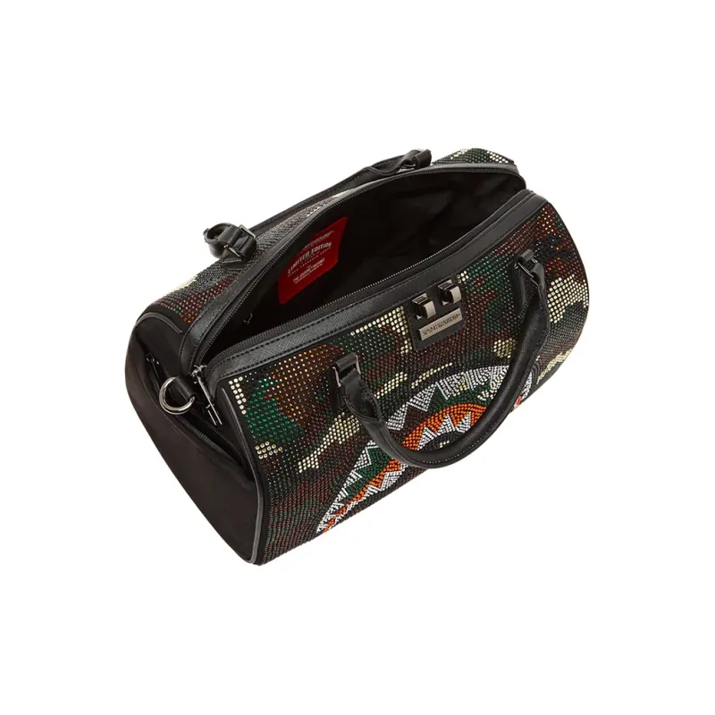SPRAYGROUND Polyester Shoulder Bag, Crossbody Bag, Handbag Trumpets Unisex Gray Green-4