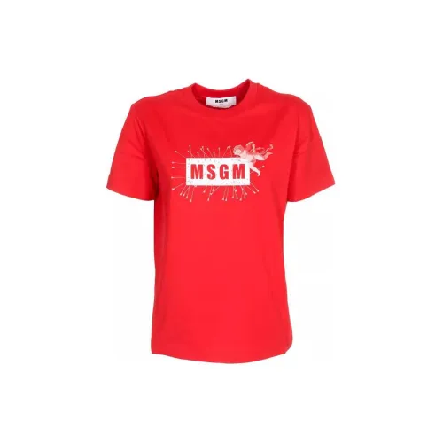 MSGM T-Shirts Women's Red