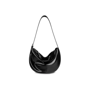 INJOYLIFE Soft Leather Tote Bag, Shopping Bag, Shoulder Bag Women's Black