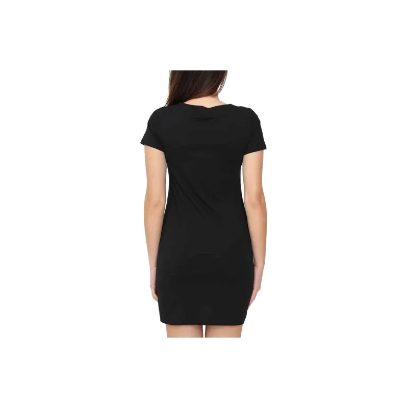 MOSCHINO Short Sleeved Dresses Women's Black-1