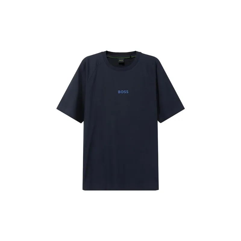 HUGO BOSS Short Sleeved T Shirts Men's Marine Blue-0