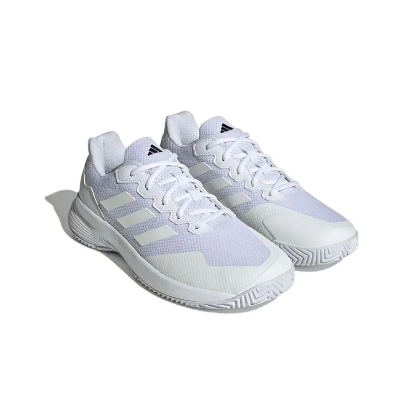 Adidas Gamecourt 2.0 Cloud White Matte Silver-2