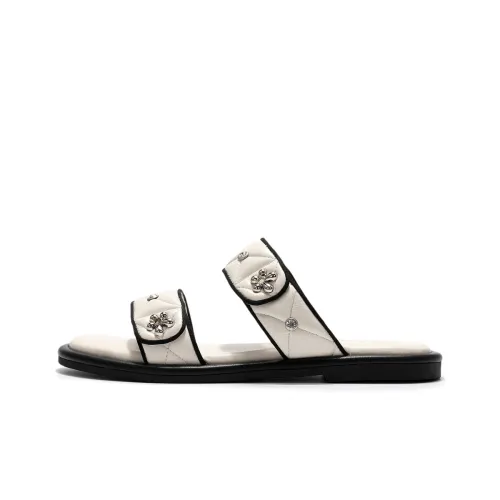 SATURDAY MODE Stylish Sandal 1cm Women's Ecru