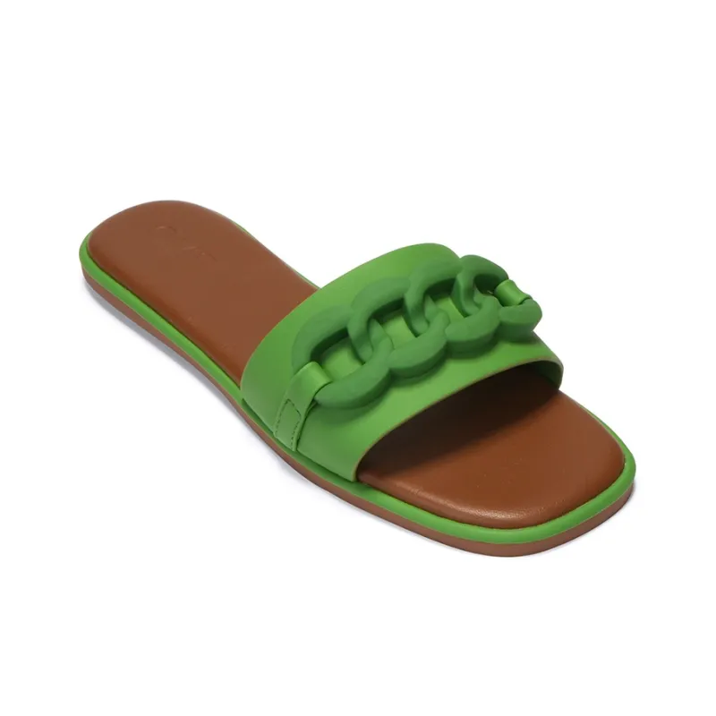 OMS Slide Slippers Women's Black/Beige-20