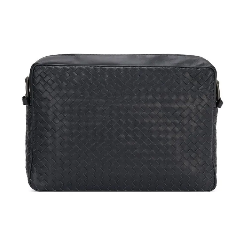 Bottega Veneta Sheepskin Shoulder Bag Crossbody Bag Regular Men's Dark Blue-3