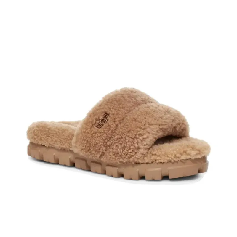 UGG Cozetta Curly Slide Chestnut Women's-2