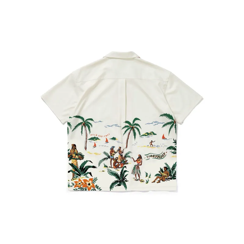 714STREET Shirts Unisex Ecru-1